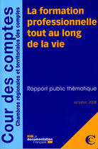 Couverture du livre « La formation professionnelle tout au long de la vie » de  aux éditions Documentation Francaise