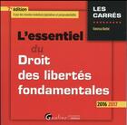 Couverture du livre « L'essentiel du droit des libertés fondamentales (édition 2016/2017) » de Vanessa Barbe aux éditions Gualino