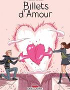 Couverture du livre « Billets d'amour » de Romain Ronzeau aux éditions Delcourt