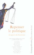 Couverture du livre « Repenser le politique - l'apport du feminisme » de Collin/Deutsher aux éditions Campagne Premiere