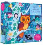 Couverture du livre « La nuit - mon petit coffret livre et 3 puzzles » de Taplin/Iossa aux éditions Usborne