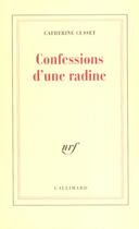 Couverture du livre « Confessions d'une radine » de Catherine Cusset aux éditions Gallimard