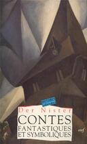 Couverture du livre « Contes fantastiques et symboliques » de Der Nister aux éditions Cerf