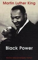 Couverture du livre « Black power » de Martin Luther King aux éditions Rivages