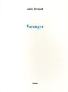 Couverture du livre « Varanger » de Alain Bernaud aux éditions Isolato