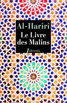 Couverture du livre « Le livre des malins » de Al-Hariri aux éditions Libretto