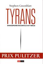 Couverture du livre « Tyrans ; Shakespeare raconte le XXIe siècle » de Stephen Greenblatt aux éditions Saint Simon