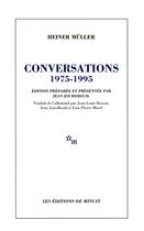 Couverture du livre « Conversations 1975-1995 » de Heiner Muller aux éditions Minuit