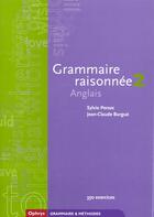 Couverture du livre « Grammaire raisonnee, anglais » de Persec/Burgue aux éditions Ophrys