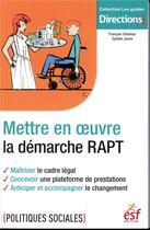 Couverture du livre « Mettre en oeuvre la démarche RATP » de Francois Charleux aux éditions Esf Social