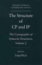 Couverture du livre « The Structure of CP and IP: The Cartography of Syntactic Structures, V » de Luigi Rizzi aux éditions Oxford University Press Usa