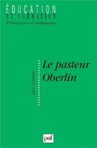 Couverture du livre « Le pasteur oberlin » de Loic Chalmel aux éditions Puf