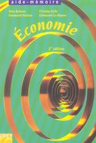 Couverture du livre « Économie (2e édition) » de Emmanuel Buisson et Emmanuel Le Masson et Christine Dollo et Alain Beitone aux éditions Sirey