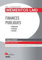 Couverture du livre « Finances publiques (édition 2013-2014) » de Stéphanie Damarey aux éditions Gualino Editeur