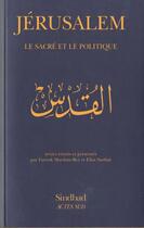 Couverture du livre « La question de Jérusalem » de Farouk Mardam-Bey et Elias Sanbar aux éditions Actes Sud