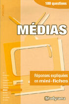 Couverture du livre « Médias » de  aux éditions Studyrama