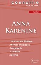Couverture du livre « Anna Karénine, de Leon tolstoï » de  aux éditions Editions Du Cenacle