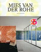 Couverture du livre « Mies Van Der Rohe » de Claire Zimmerman aux éditions Taschen