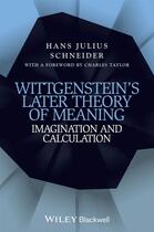 Couverture du livre « Wittgenstein's Later Theory of Meaning » de N.C. aux éditions Wiley-blackwell