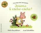 Couverture du livre « Jouons à cache-cache ! » de Julia Donaldson et Axel Scheffler aux éditions Gallimard-jeunesse