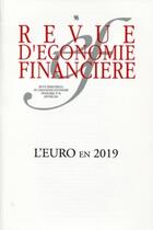 Couverture du livre « L'euro en 2019 » de Collectif Aef aux éditions Association D'economie Financiere