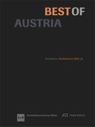 Couverture du livre « Best of austria /anglais/allemand » de Architekturzentrum W aux éditions Park Books