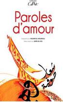 Couverture du livre « Paroles d'amour » de Idris De Vos aux éditions Albouraq