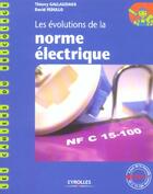 Couverture du livre « Les Evolutions De La Norme Electrique » de Gallauziaux Th aux éditions Eyrolles