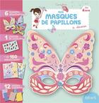 Couverture du livre « Mes masques de papillons à décorer » de Candybird aux éditions Fleurus