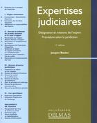 Couverture du livre « Expertises judiciaires » de Voulet et Boulez aux éditions Delmas