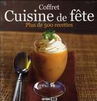 Couverture du livre « Coffret cuisine de fête ; plus de 500 recettes » de  aux éditions Editions Esi