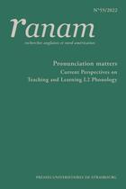 Couverture du livre « Pronunciation matters : current perspectives on teaching and learning L2 phonology » de Monika Pukli aux éditions Pu De Strasbourg