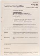 Couverture du livre « Dtu 25.222 plafonds fixes. plaques de platre a enduire. plaques de parement liss » de Cstb aux éditions Cstb