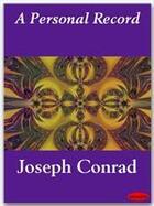 Couverture du livre « A Personal Record » de Joseph Conrad aux éditions Ebookslib