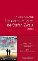 Couverture du livre « Les derniers jours de Stefan Zweig » de Laurent Seksik aux éditions Flammarion