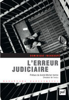 Couverture du livre « L'erreur judiciaire » de Dominique Inchauspé aux éditions Puf