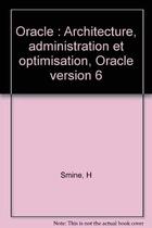 Couverture du livre « Oracle » de Hatem Smine aux éditions Eyrolles