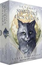Couverture du livre « Le tarot spirituel des chats » de Leeza Robertson et Adam Oehlers aux éditions Exergue