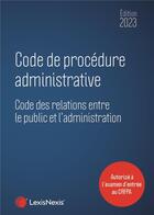 Couverture du livre « Code de procédure administrative (édition 2023) » de Collectif Lexisnexis aux éditions Lexisnexis