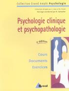 Couverture du livre « Psychologie clinique et psychopathologie » de R Samacher aux éditions Breal