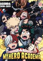 Couverture du livre « My hero Academia ; agenda scolaire (édition 2018/2019) » de  aux éditions Kaze