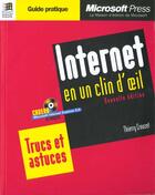 Couverture du livre « Internet En Un Clin D'Oeil » de Thierry Crouzet aux éditions Microsoft Press