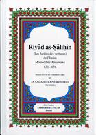 Couverture du livre « Riyad as-Salihin ; les jardins des vertueux » de Muhyiddine An-Nawawi aux éditions El Falah