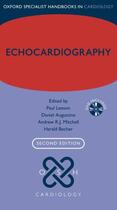 Couverture du livre « Echocardiography » de Becher Harald aux éditions Oup Oxford