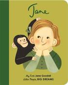 Couverture du livre « Little people big dreams my first jane goodall (board book) /anglais » de Sanchez Vegara Isabe aux éditions Frances Lincoln