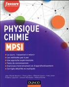 Couverture du livre « Physique-chimie MPSI » de Jean-Michel Bauduin aux éditions Dunod