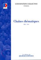 Couverture du livre « Chaines thematiques » de  aux éditions Documentation Francaise