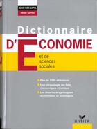 Couverture du livre « Dictionnaire D'Economie » de Jean-Yves Capul aux éditions Hatier