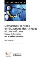 Couverture du livre « Demarches portfolio en didactique des langues et des cultures - enjeux de formation par la recherche » de Muriel Molinie aux éditions Encrage