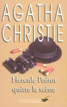 Couverture du livre « Hercule Poirot quitte la scène » de Agatha Christie aux éditions Le Livre De Poche